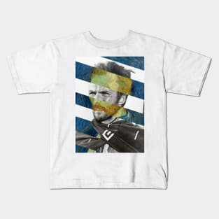 Van Gogh’s Self Portrait and Clint Eastwood Kids T-Shirt